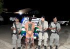 TÁTICO REALIZA A PRISÃO DE UM INDIVÍDUO POR DIREÇÃO PERIGOSA E FALTA DE CNH EM PORANGATU