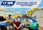 POLÍCIA MILITAR REALIZA A PRISÃO DE UM INDIVÍDUO POR AMEAÇA E EMBRIAGUEZ AO VOLANTE EM PORANGATU