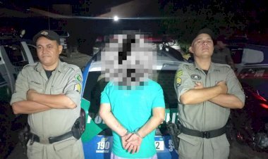 POLÍCIA MILITAR REALIZA A PRISÃO DE UM INDIVÍDUO EM NOVO PLANALTO