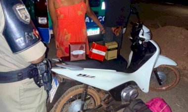 TÁTICO REALIZA A PRISÃO DE UM CASAL EM PORANGATU ACUSADO DE FURTAR UMA  MOTO EM ARAGUAÇU