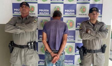 POLÍCIA MILITAR REALIZA A PRISÃO DE UM INDIVÍDUO POR LESÃO CORPORAL E VIOLÊNCIA DOMÉSTICA EM SANTA TEREZA DE GOIÁS