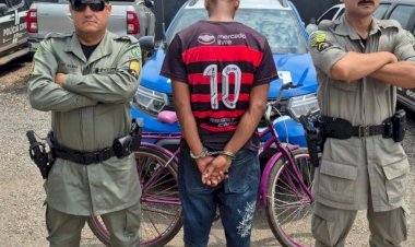 POLÍCIA MILITAR DE ESTRELA DO NORTE LOCALIZA INDIVÍDUO ACUSADO DE FURTO EM MARA ROSA