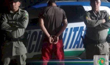 POLÍCIA MILITAR REALIZA A PRISÃO DE UM INDIVÍDUO POR VIOLÊNCIA DOMÉSTICA EM SANTA TEREZA DE GOIÁS