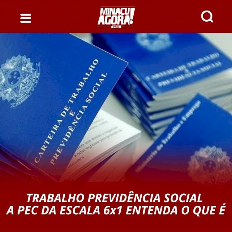 Entendo o que é a PEC do fim da escala 6 x1