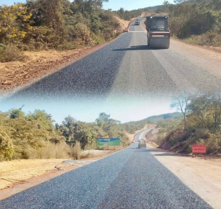 GO-132 na reta final: obra entre Colinas do Sul e Niquelândia avança com novo asfalto