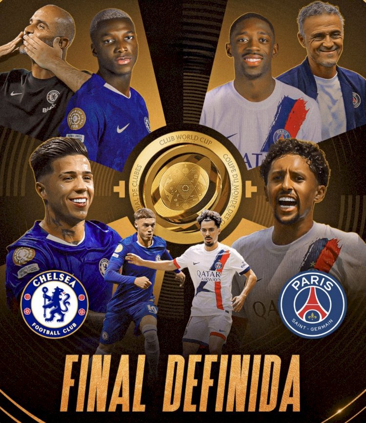Final do Mundial de Clubes: Chelsea e PSG se enfrentam em decisão histórica nos Estados Unidos