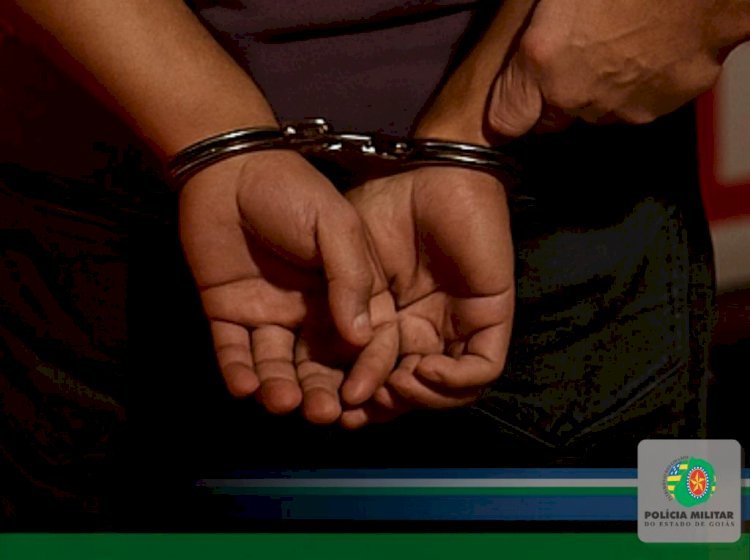 POLÍCIA MILITAR REALIZA A PRISÃO DE UM FORAGIDO DA JUSTIÇA EM PORANGATU